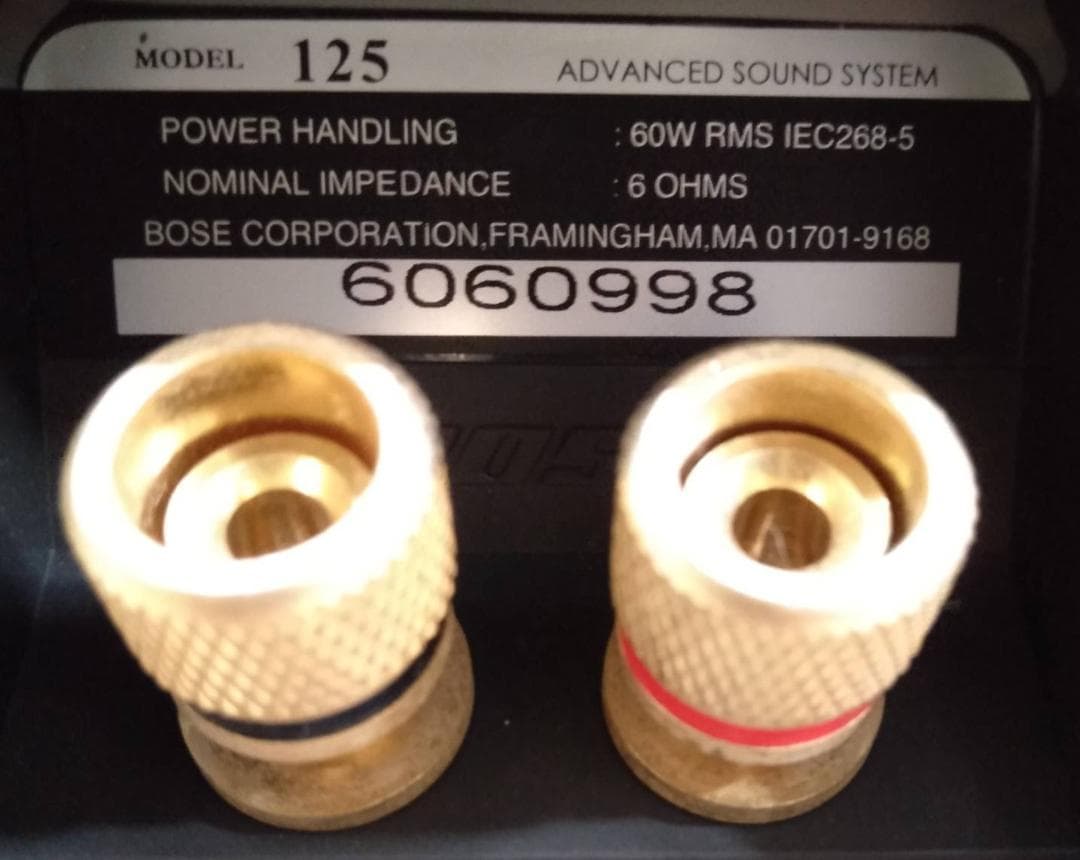 【美品】Bose スピーカーシステム model125