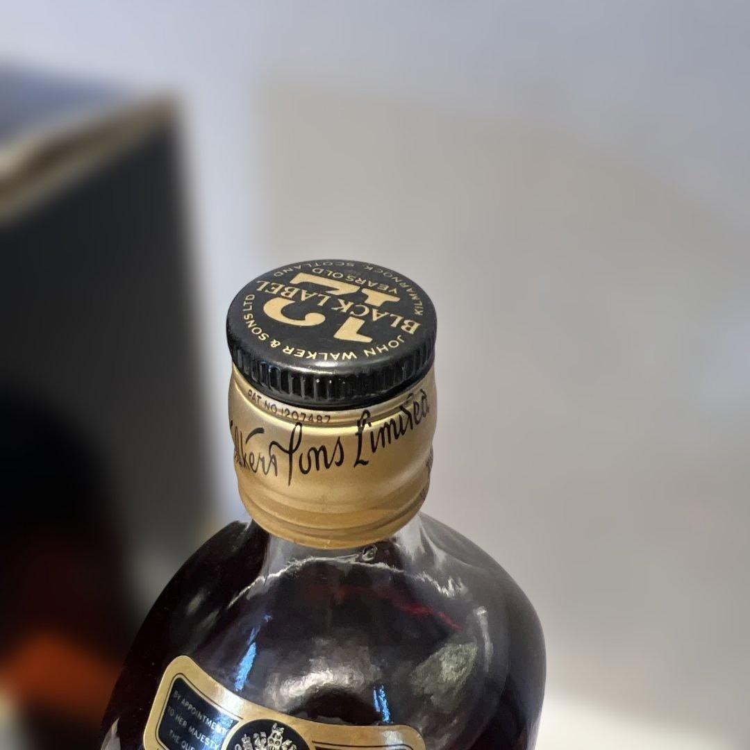 【未開栓・古酒】ジョニーウォーカー ブラックラベル 12年 1.125L 箱付