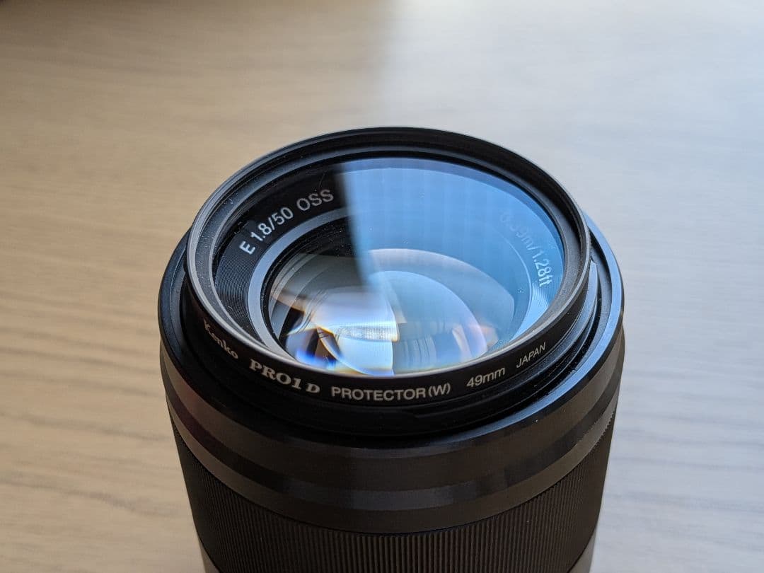 SONY Eマウント 50mm f/1.8 レンズ プロテクター付き