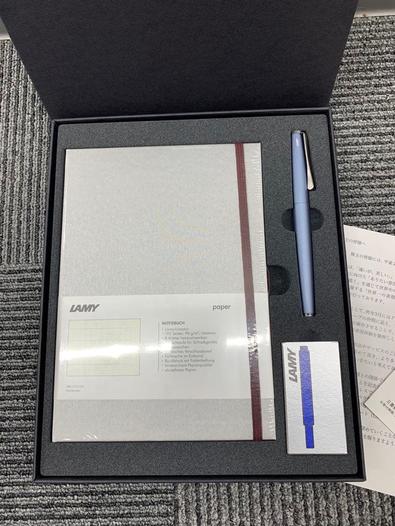 LAMY ノートと万年筆のセット