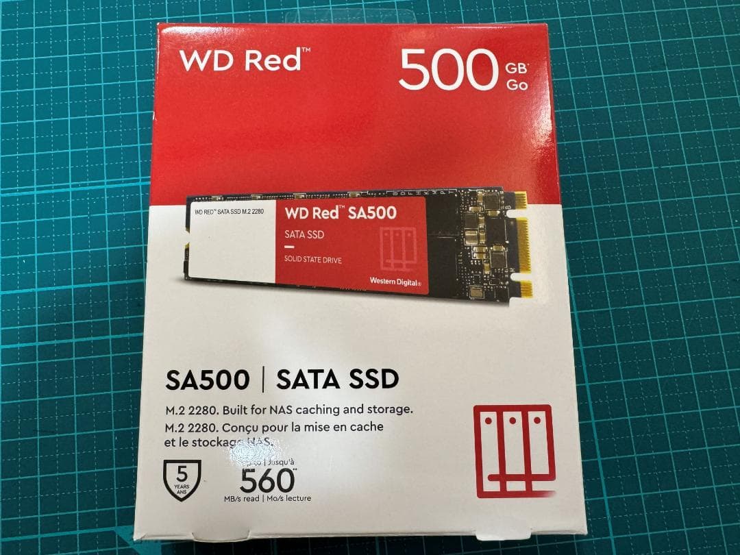 内蔵型SSD WD Red SA500 M.2-2280 SATA SSD 500GB