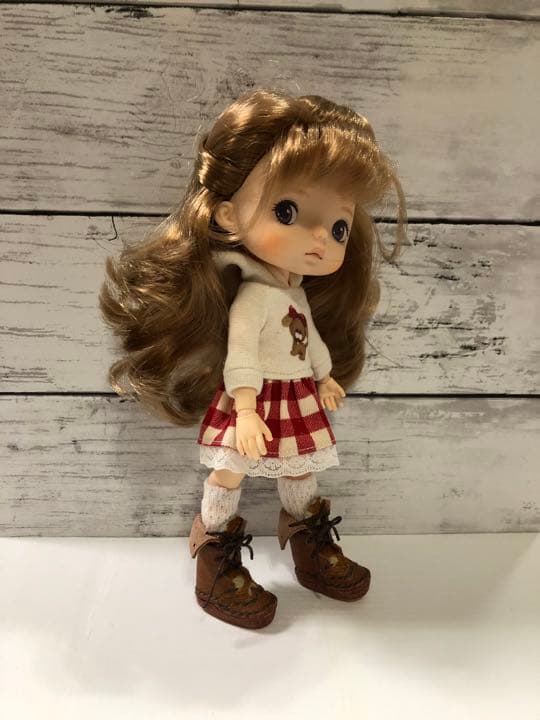 ミニチュア靴 ハラコブーツ ③ リカちゃん モンストドール アイシードール
