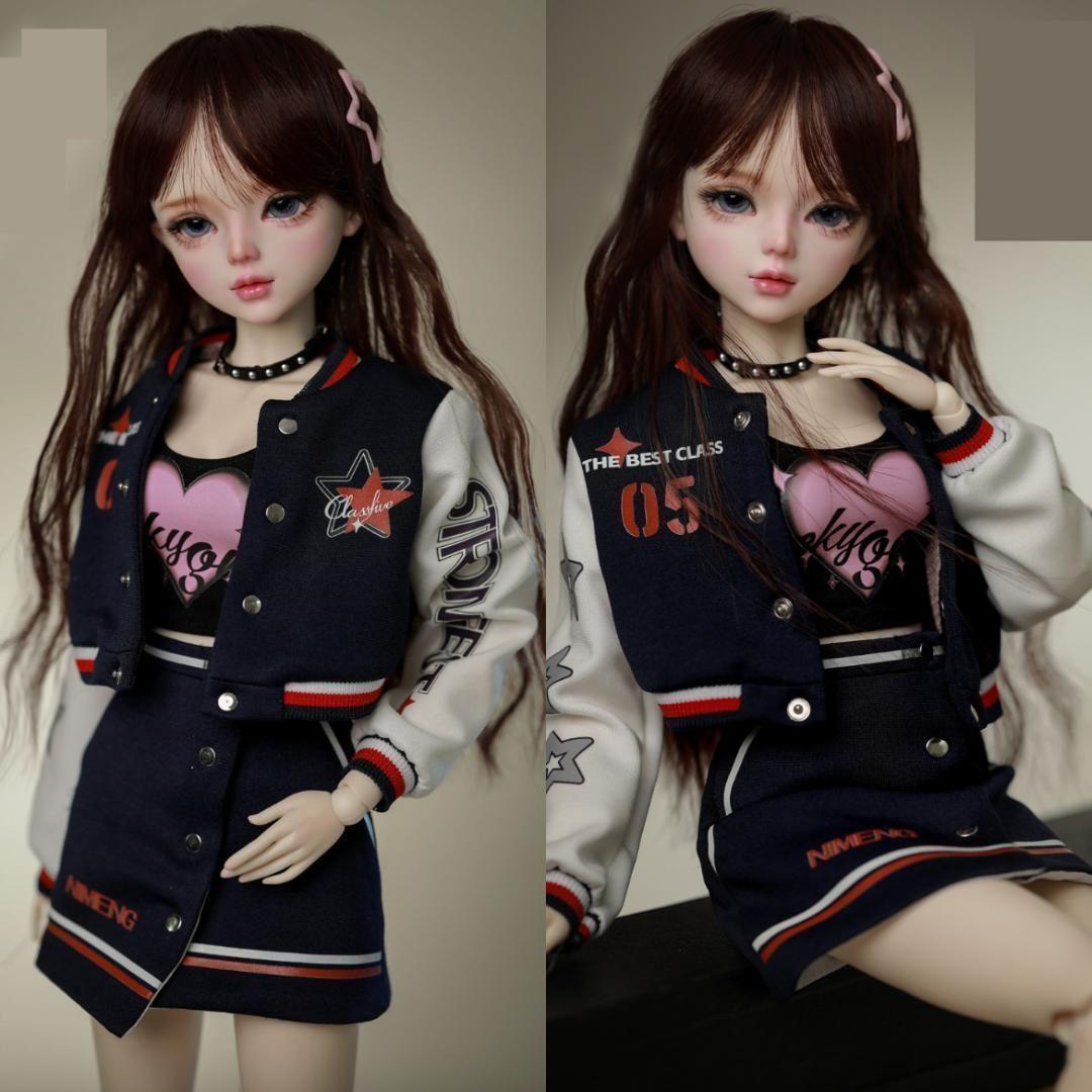 BJD 1/3ドール フルセット 本体 56cm 球体関節人形 洋服 ウィッグ