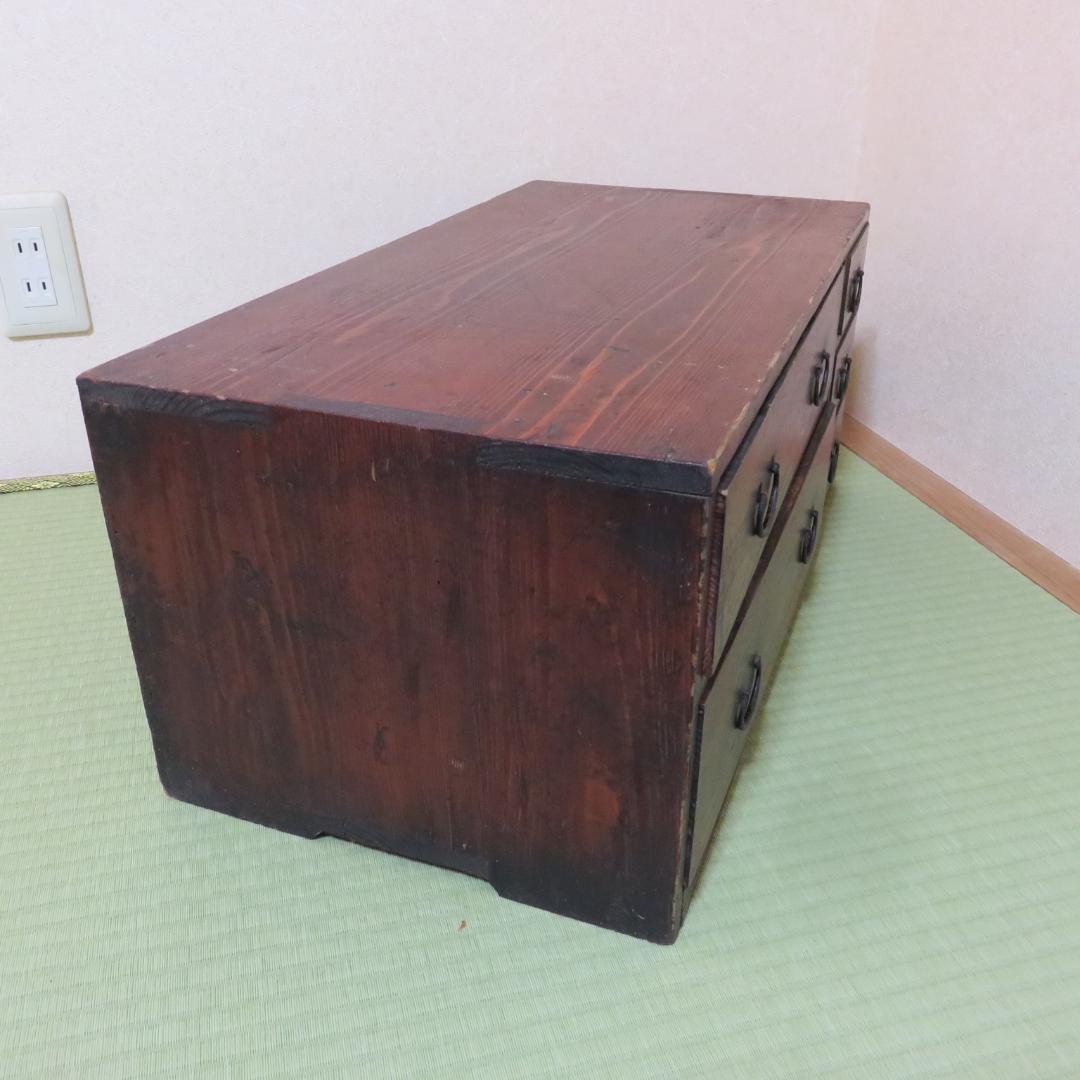 小箪笥 タンス 引き出し 年代物 明治 大正 和製チェスト