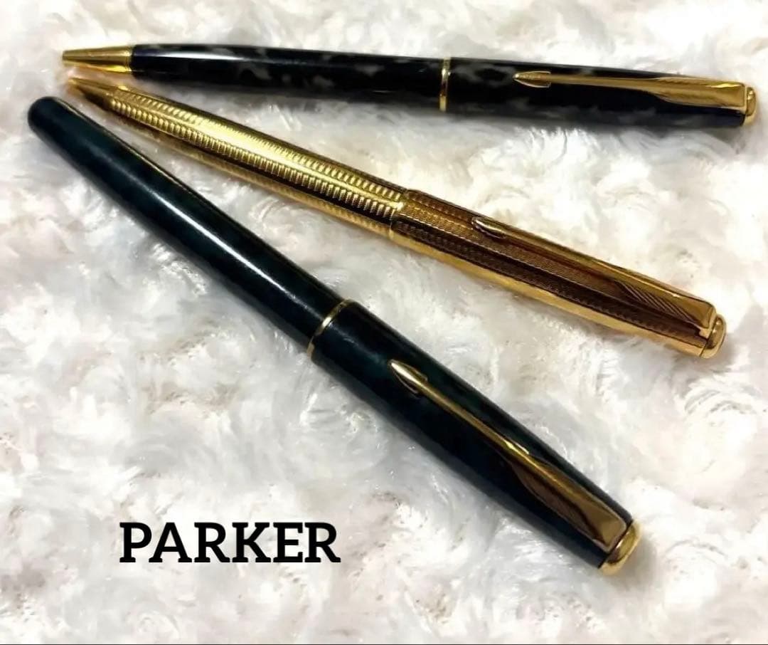 ✨3本セットPARKERソネット万年筆&シャープペンシルセット&ボールペンマダラ