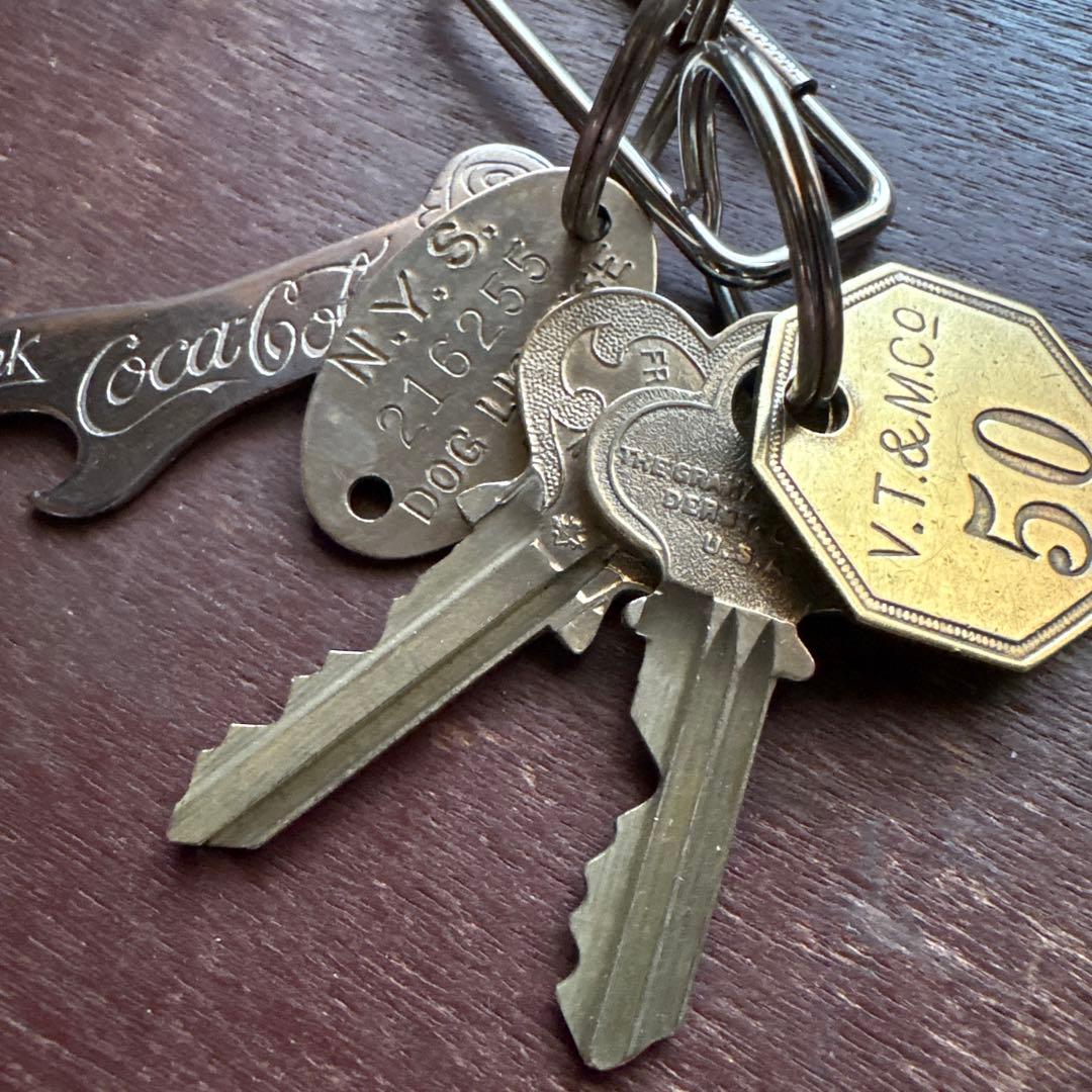 アンティーク雑貨 US VINTAGE KEY-CHAIN