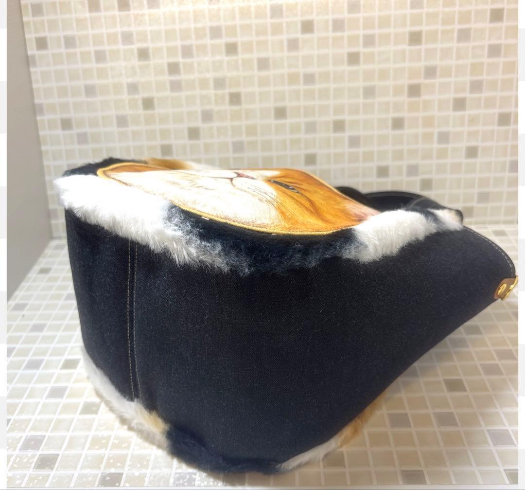 ゆ*ら様 コヤンイサムチョン★三毛猫ファーのトートバッグ　茶トラハチワレポケット