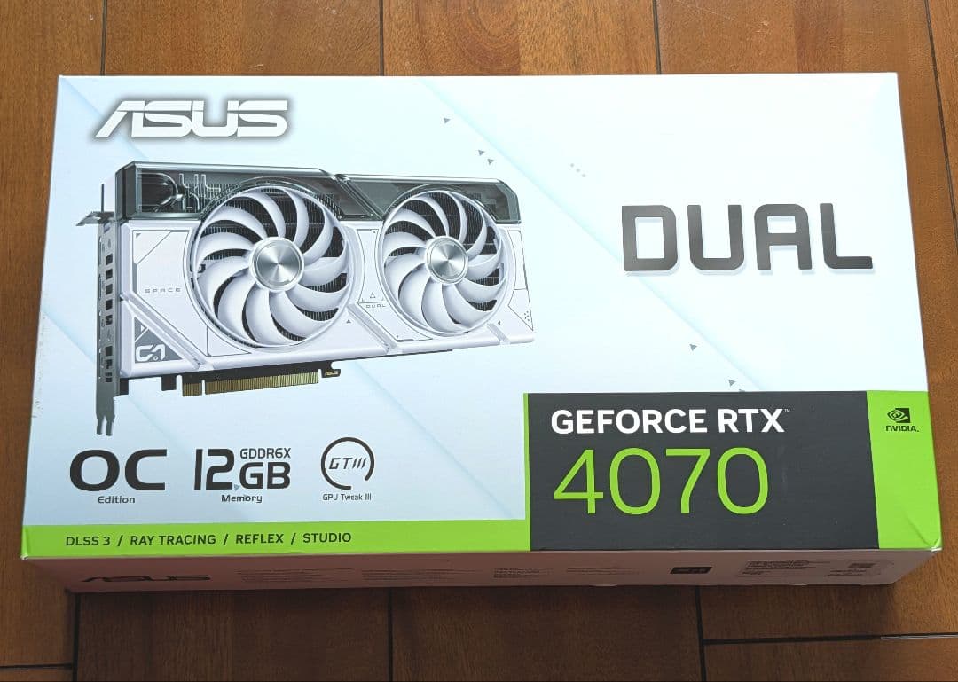 グラフィックボード・グラボ・ビデオカード ASUS Dual GeForce RTX 4070 12GB