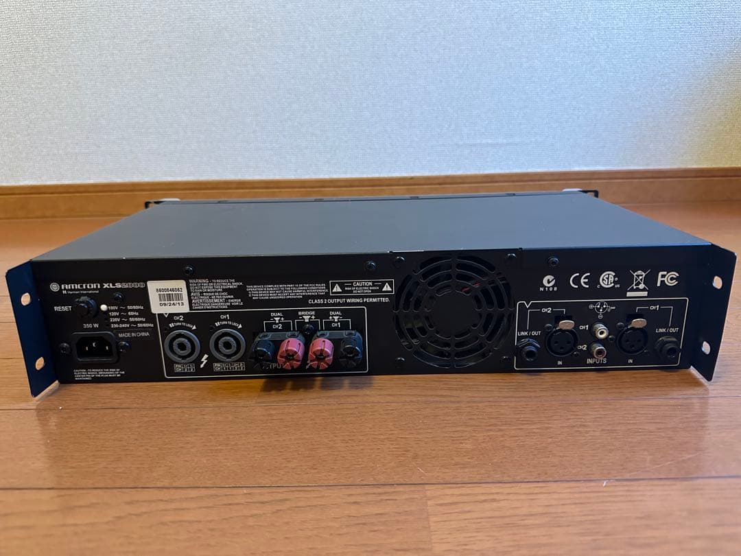 AMCRON XLS2000 パワーアンプ