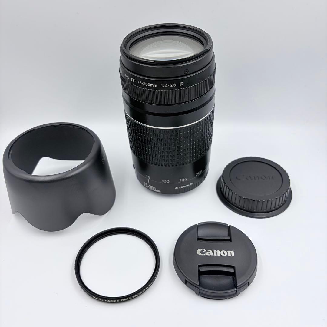 【美品】Canon EF 75-300mm 1:4-5.6 III USM