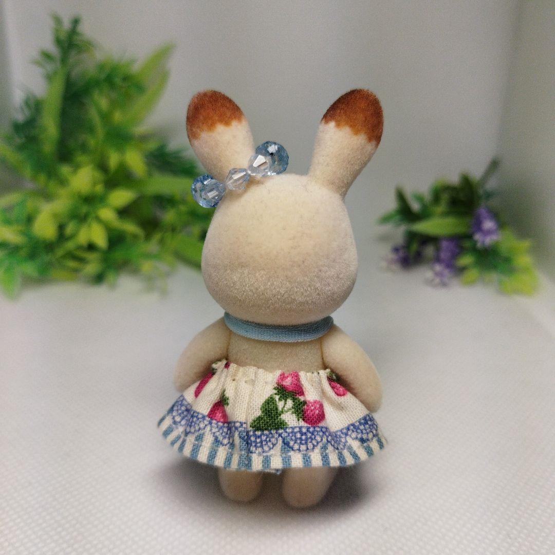 ミニチュアドール服　ハンドメイド☆いちご柄