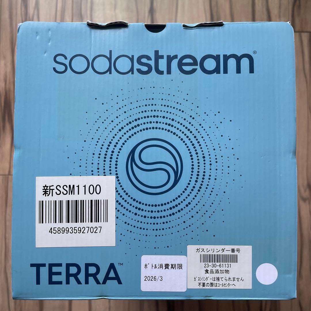 【新品未使用】SodaStream TERRA 炭酸水メーカー ホワイト