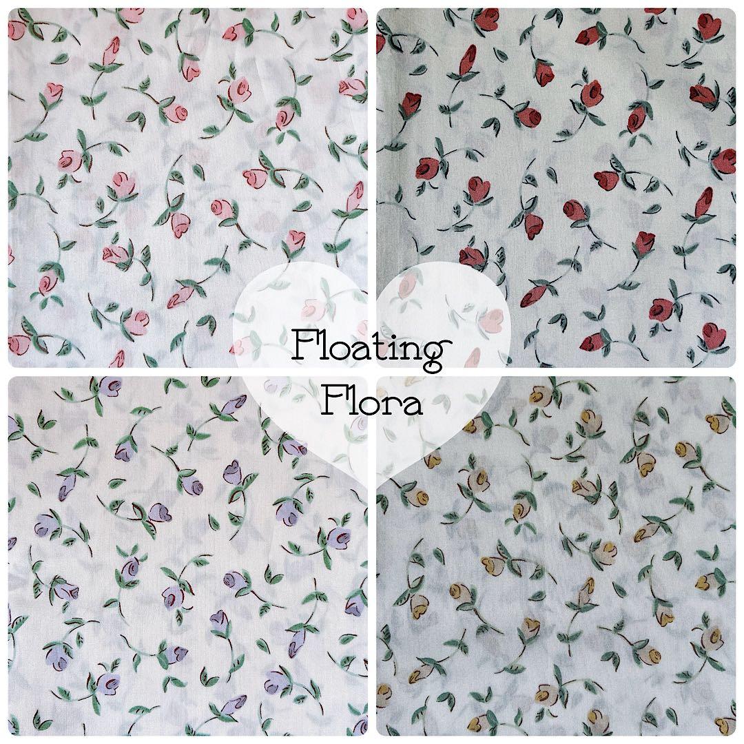 生地見本　Floating Flora