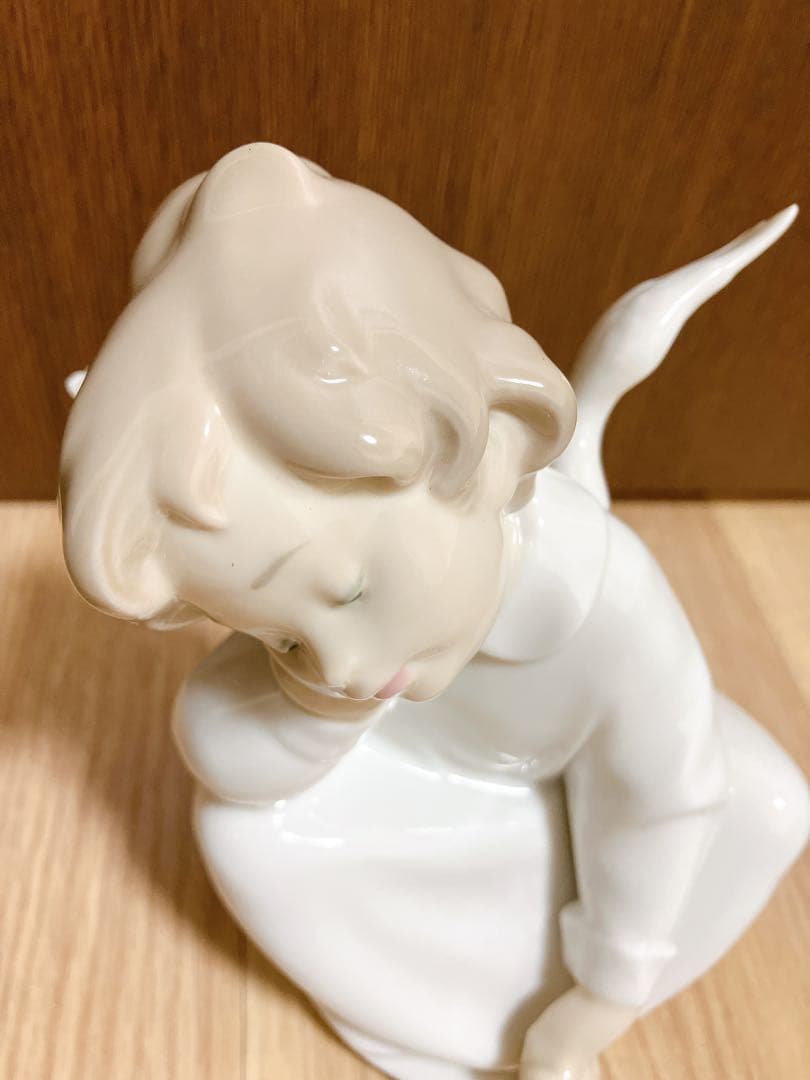 LLADRO リヤドロ 天使の考え事 フィギュリン 陶器