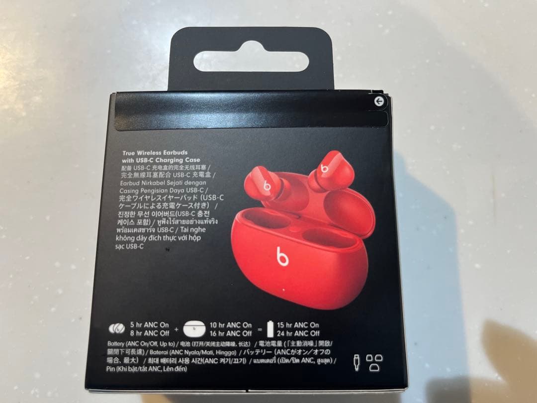 Beats Studio Buds ワイヤレスイヤフォン レッド