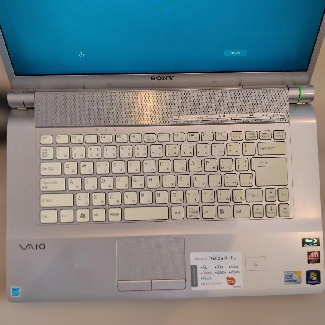 Sony VAIO PCG-3J2Nホワイト　ノートパソコン