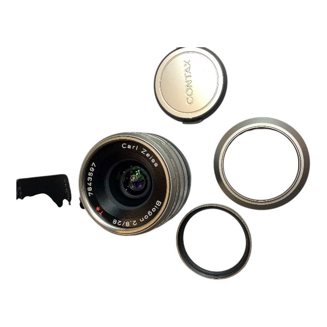 CONTAX G2-D 〈データバックGD-2装備〉レンズ3本 未使用に近い。