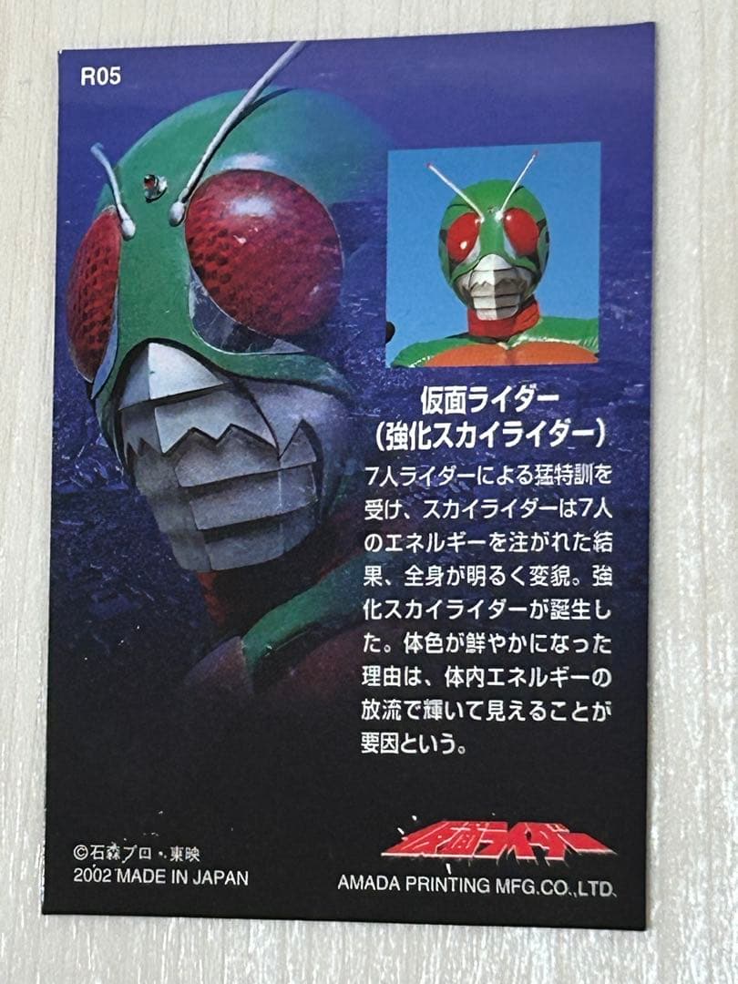 スカイライダー トレーディングカード 　　　R05 2枚セット