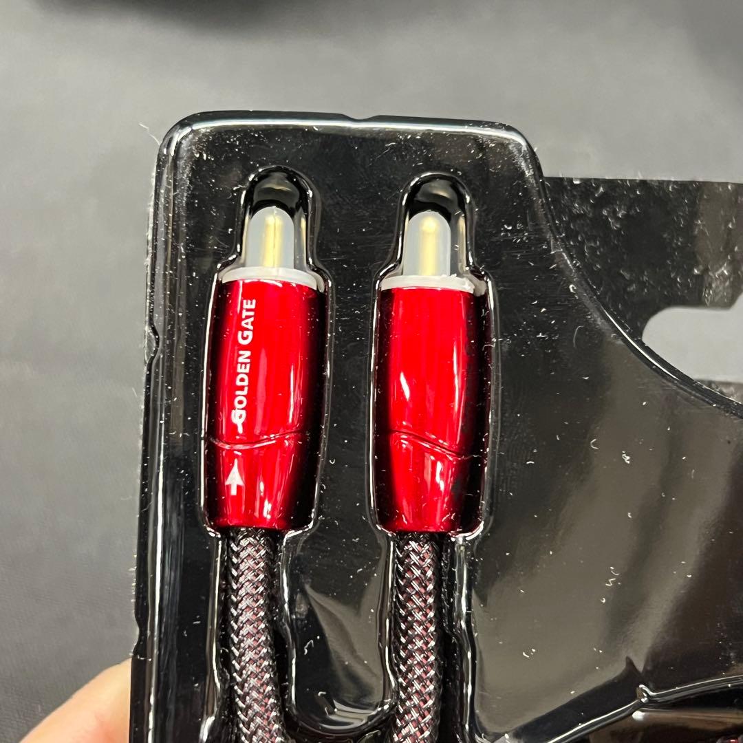 C2【used】audioquest ゴールデンゲートRCA↔︎RCA ケーブル