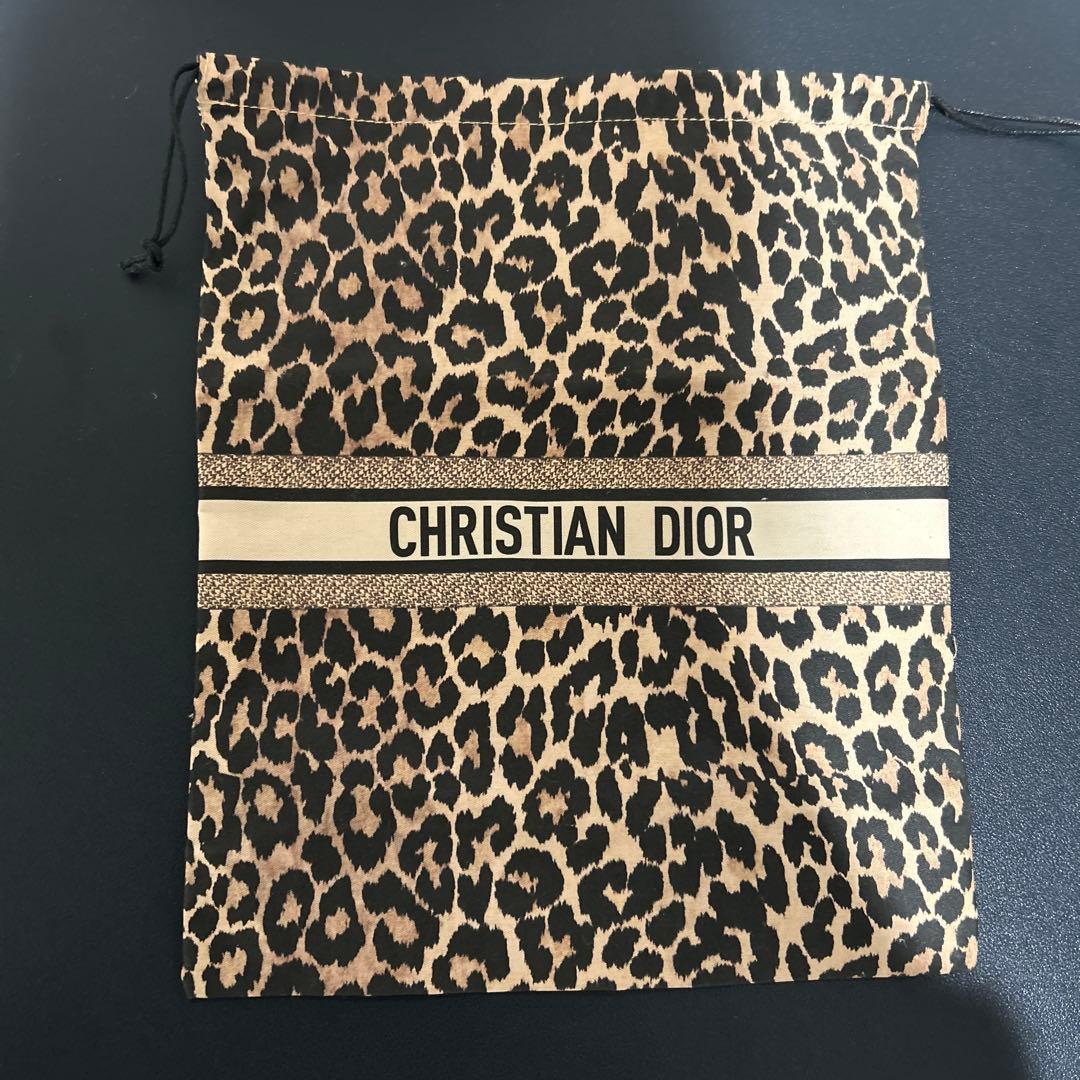 Dior ディオール ノベルティ 巾着 レオパード柄