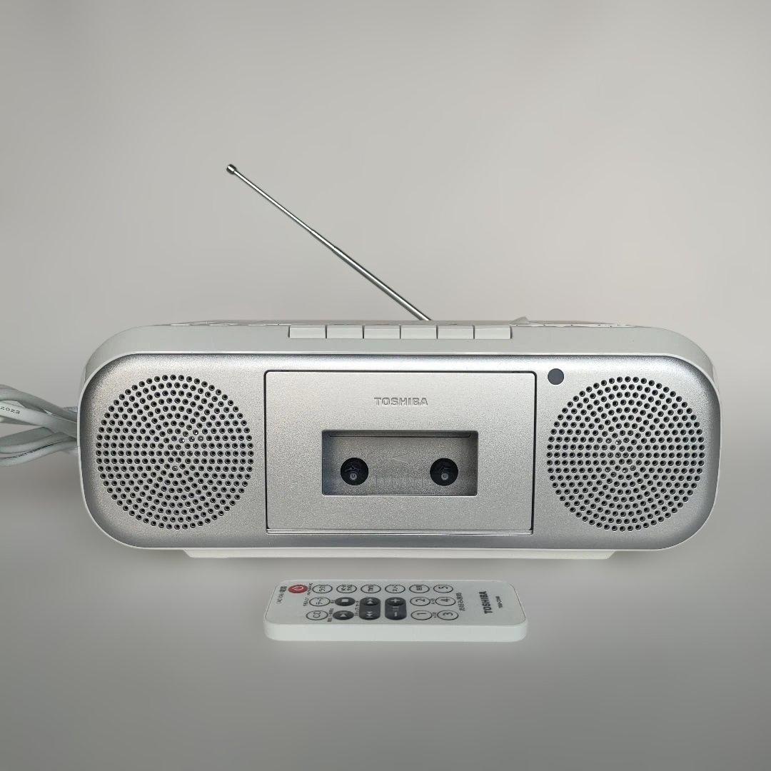 TOSHIBA CDラジオカセットレコーダー　TY-CDH8 リモコン付き