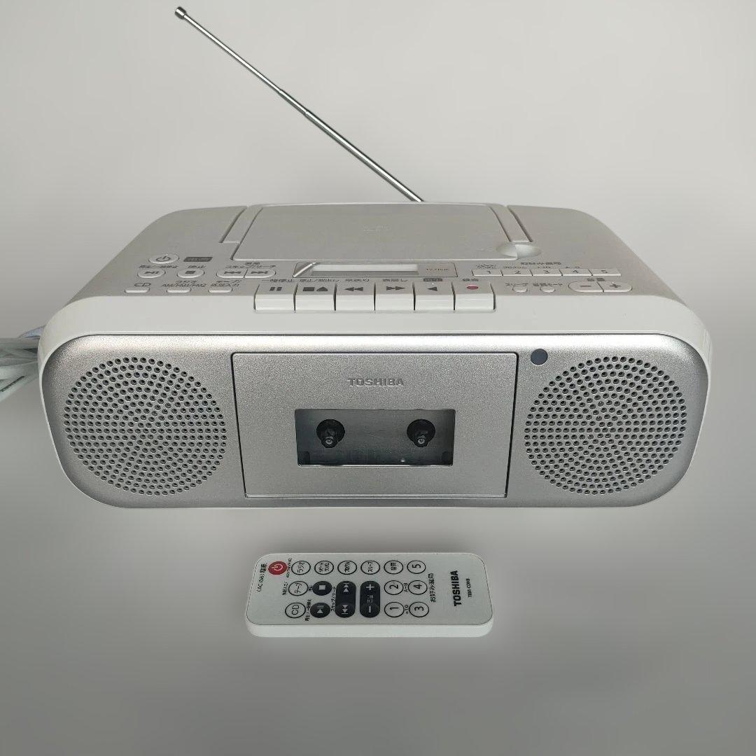 TOSHIBA CDラジオカセットレコーダー　TY-CDH8 リモコン付き