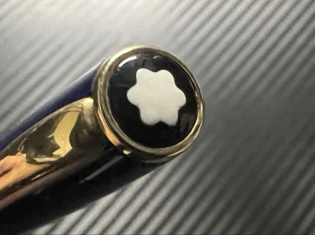 美品 モンブラン ジェネレーション 万年筆 ネイビー M