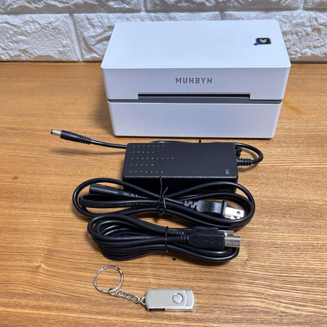 サーマルラベルプリンター MUNBYN 感熱ラベルプリンター Bluetooth