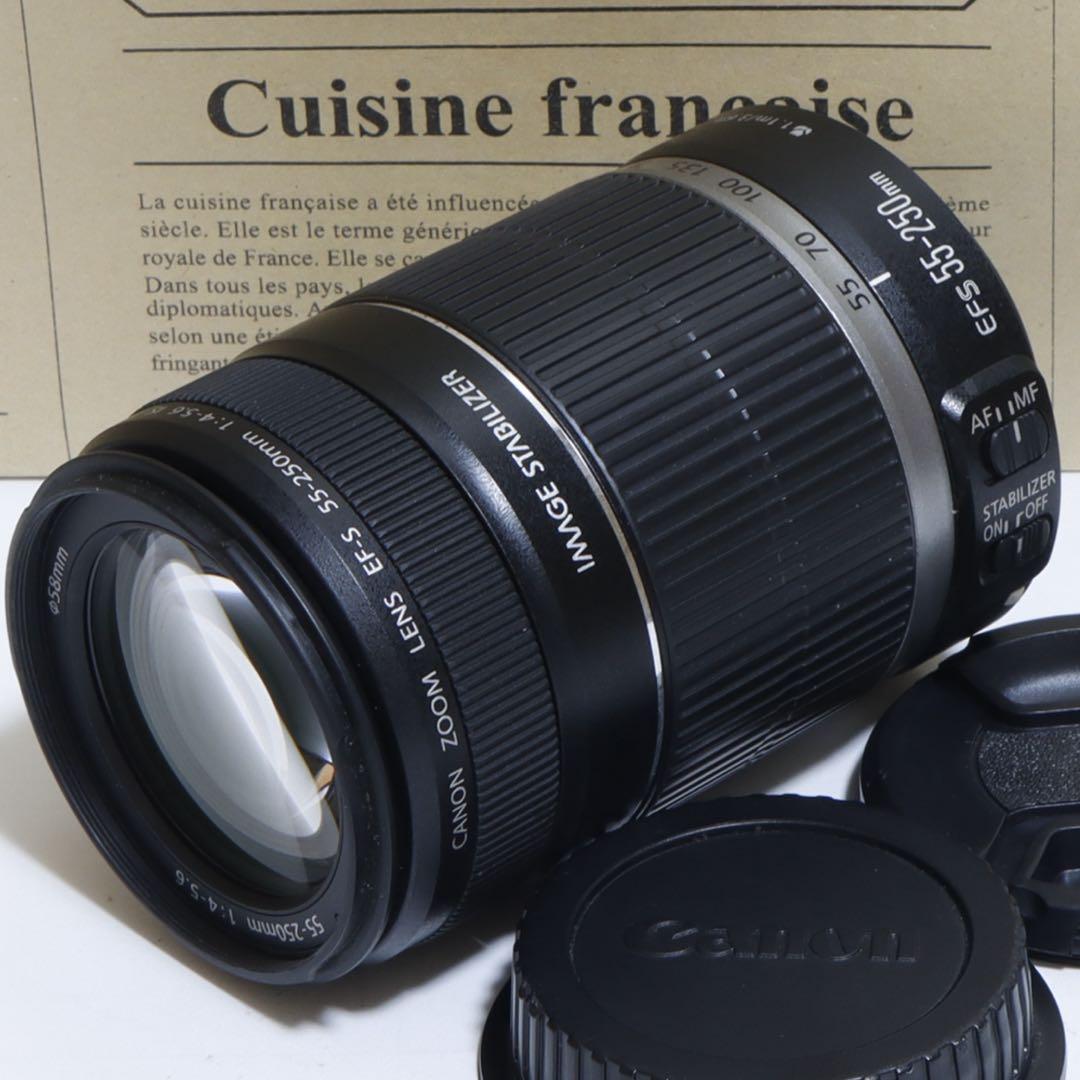 ⭐︎望遠&手ブレ&軽量&良光学⭐︎ Canon純正 250mm 望遠ISレンズ♫