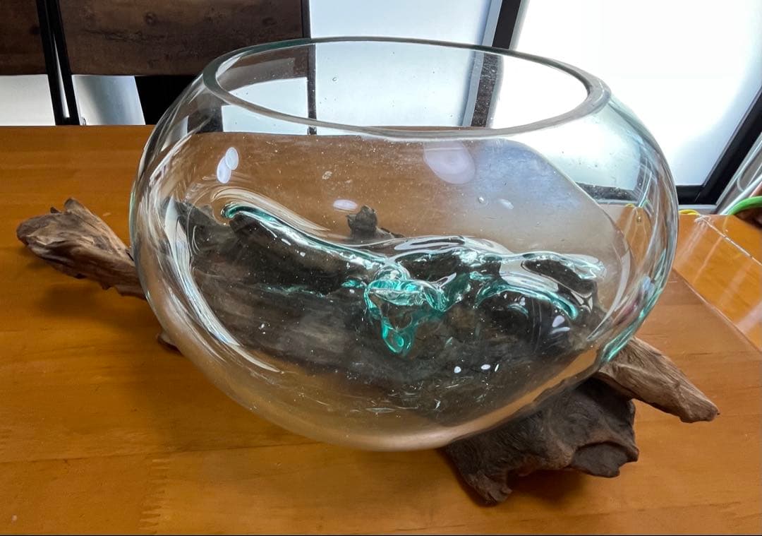 流木グラス　流木ガラス　流木ガラス水槽