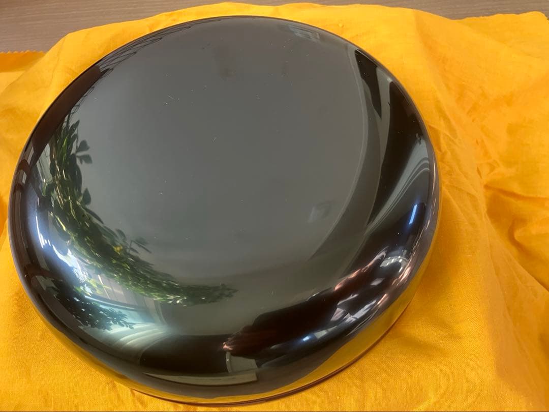 【未使用】美品　輪島塗　 盛器　菓子器　19cm　天然木　漆塗　茶道具