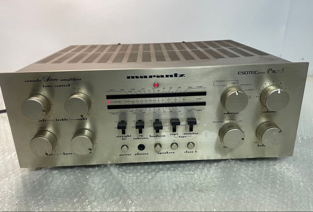 Marantz PM-5 プリメインアンプ マランツ ESOTECシリーズ動作品