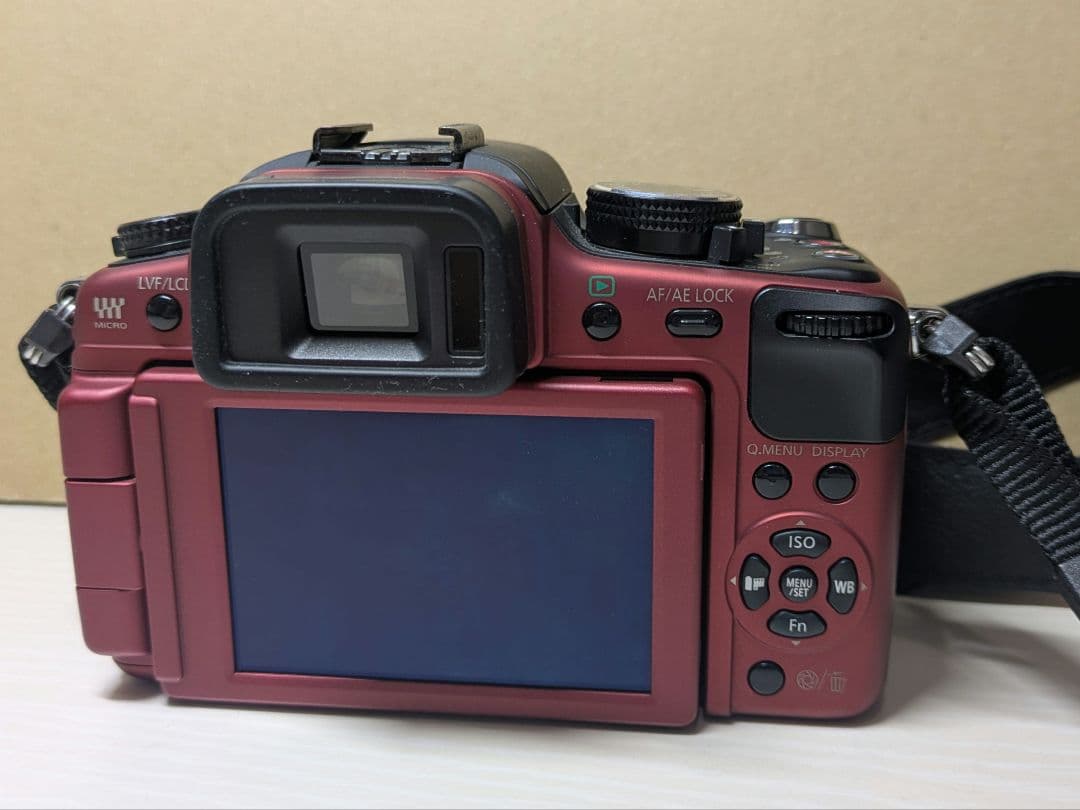 Panasonic LUMIX G2 レッドボディ 動作良好 ミラーレス一眼