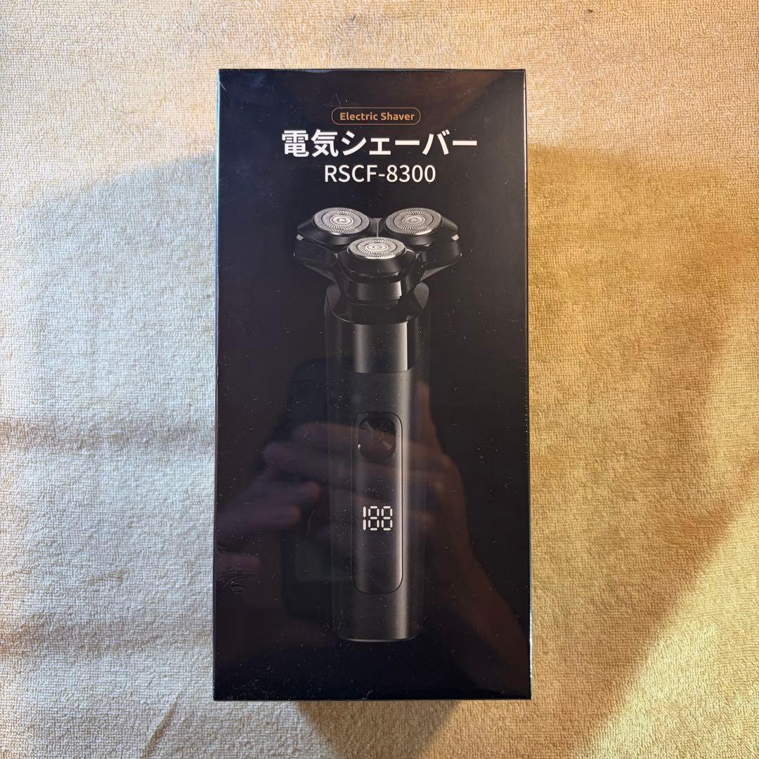 電動シェーバー LEDディスプレイ付き 360°フレックスヘッド