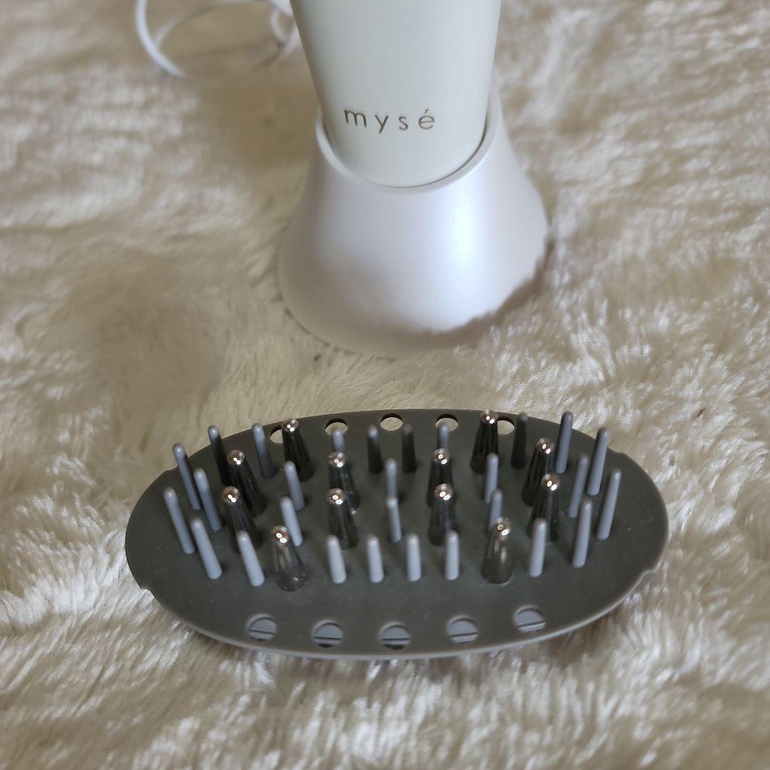 myse 美顔器 ホワイト・グレー 交換用ヘッド付き