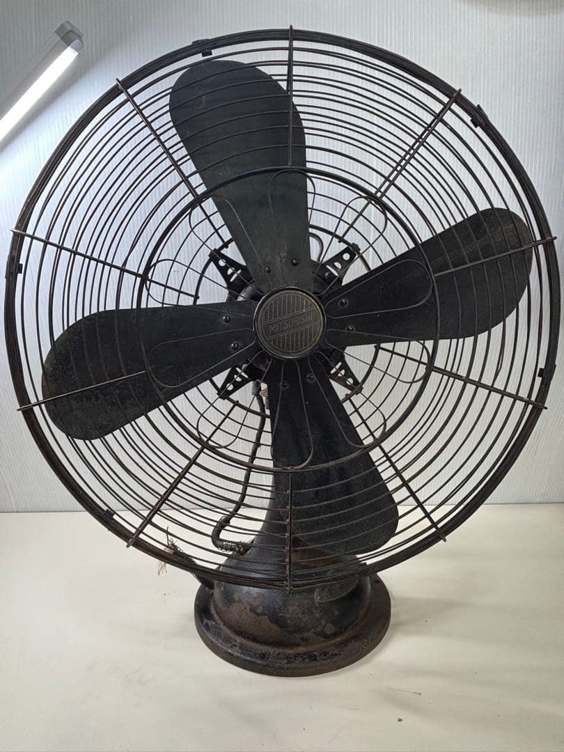 三菱電機 昭和レトロ 交流電気扇 アンティーク インテリア ジャンク品