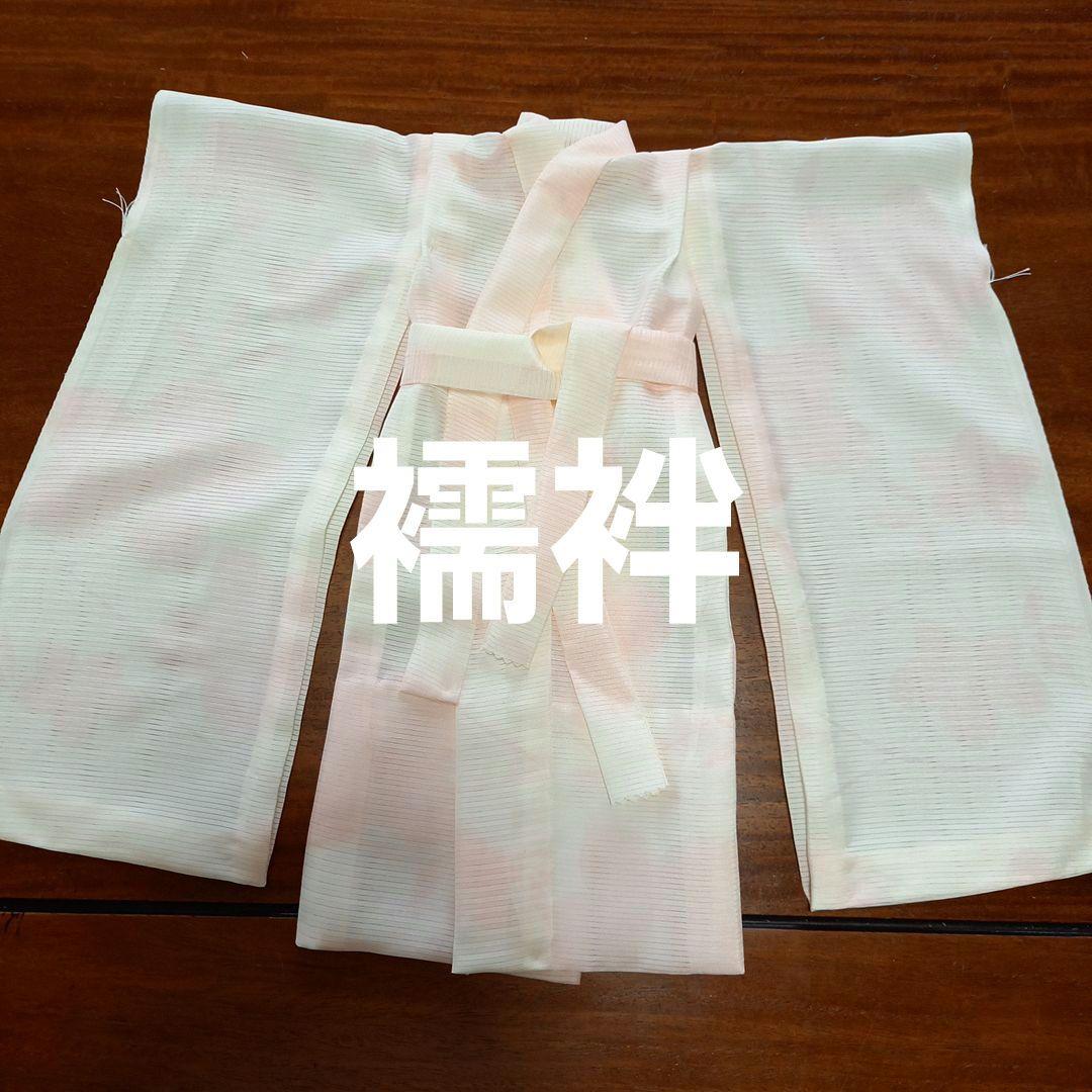 市松人形　15号 絽　夏の装い　着物　帯　帯締め帯揚げ　正絹　着せ替え　ドール