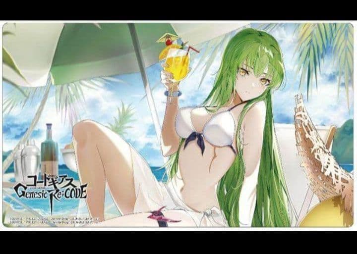 ツキナギ　デスクマット　コードギアス　C.C.　水着　ジェネシックレコード