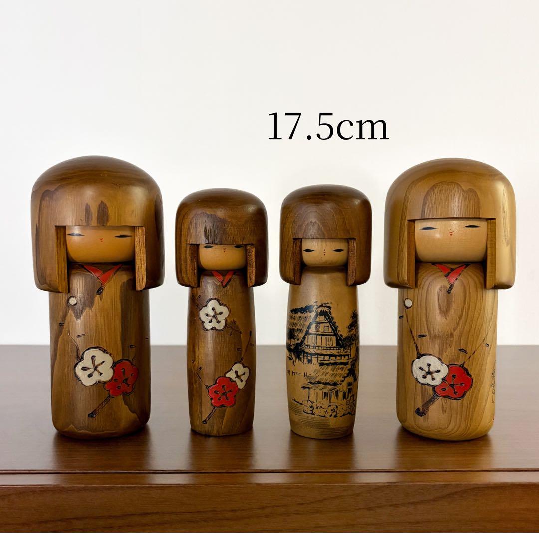 卯三郎 創作 こけし セット まとめ まとめて レトロ 可愛い kokeshi
