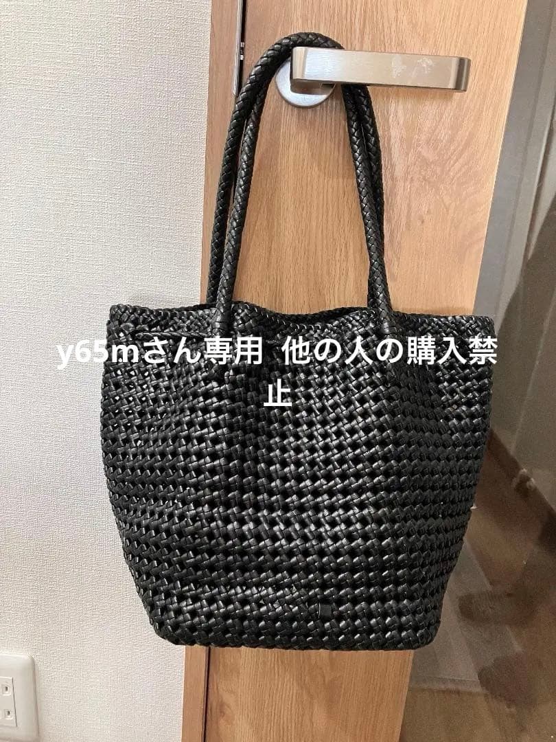 REN ゴートメッシュ・タッセルトート カラー 黒色 Black