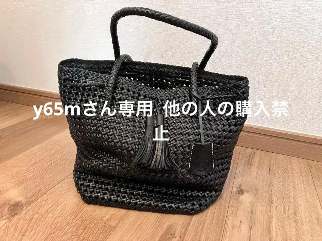 REN ゴートメッシュ・タッセルトート カラー 黒色 Black