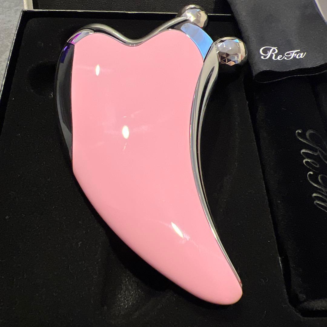 【新品未使用】Refa カッサ　ピンク　リファ　小顔　美顔　ローラー