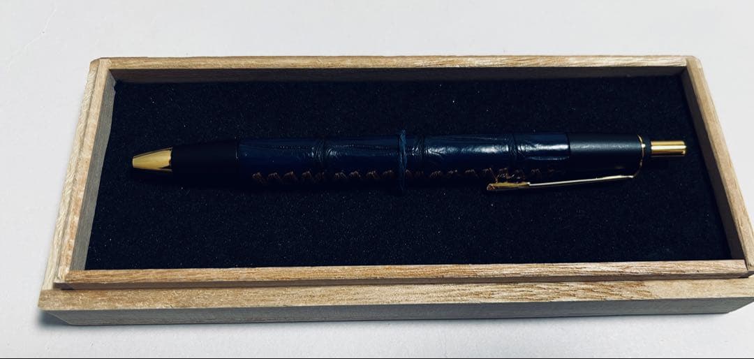 schicksal シックザール　クロコダイル(藍染)　ボールペン