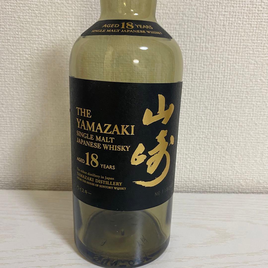 山﨑18年　空瓶　箱