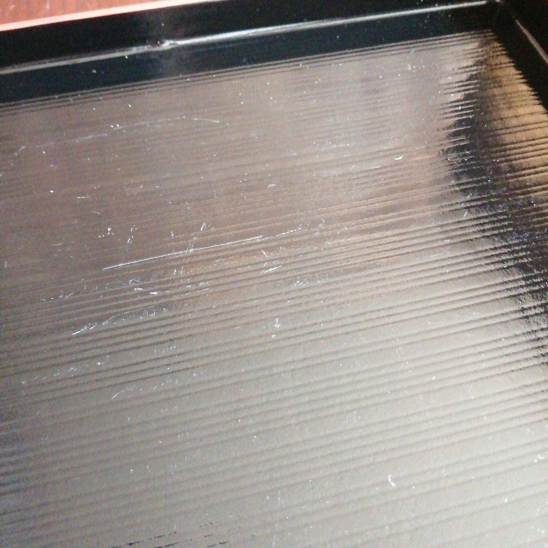 越前河和田塗　卓上膳　10枚　39.5cm　昭和初期～中期