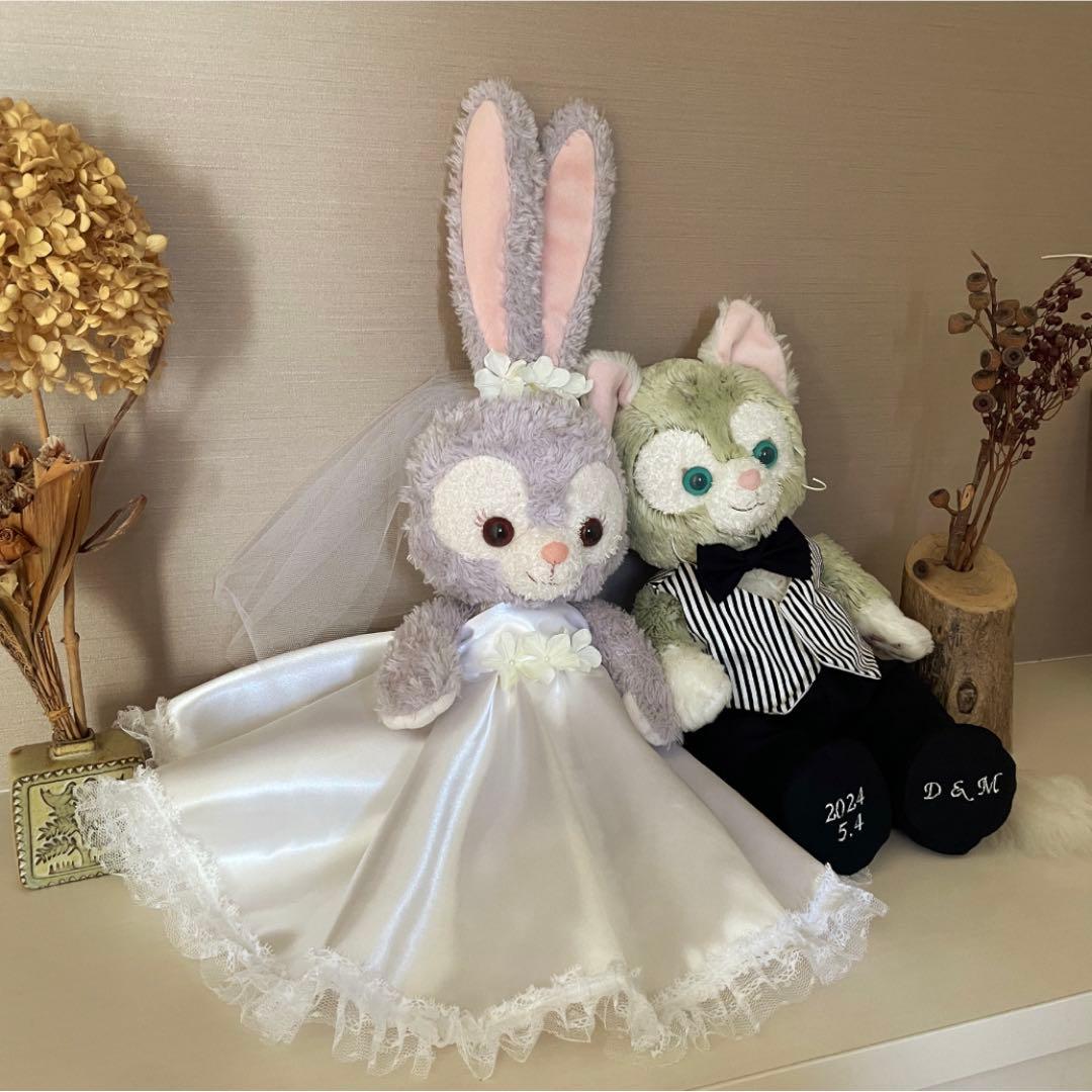 イニシャル刺繍靴付　ジェラトーニ　ステラルーウエディング コスチューム 結婚式