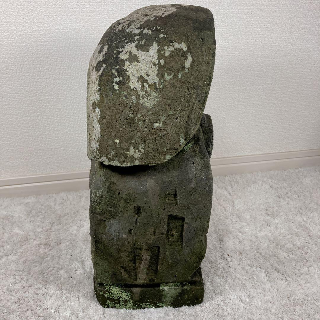 古い田の神様　タノカンサァ　地蔵　石仏　五穀豊穣　レトロ　骨董　アンティーク