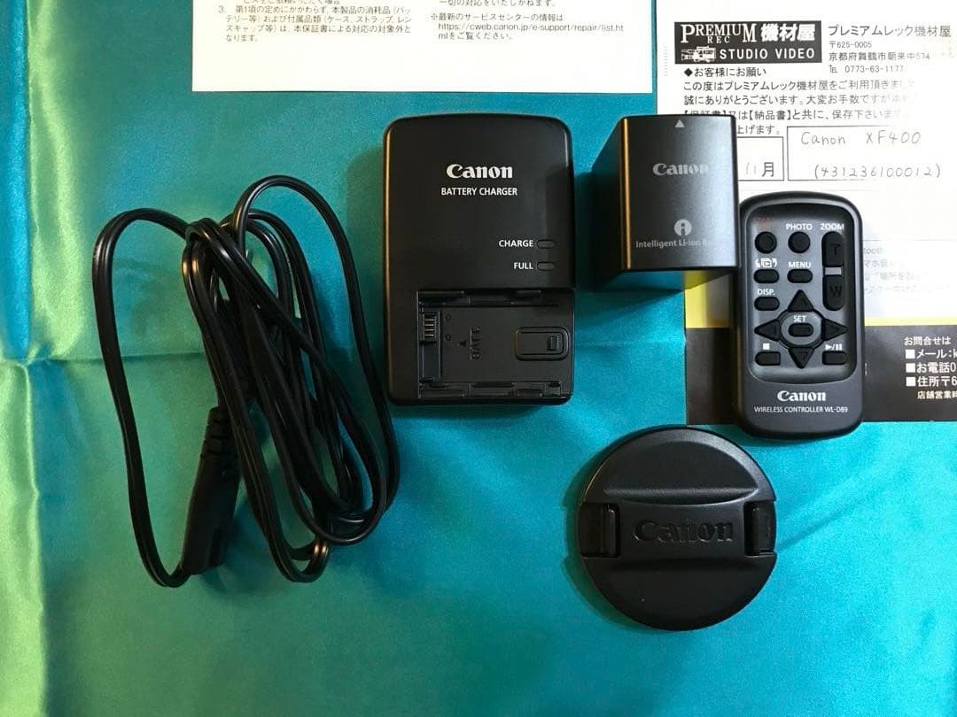 【再値下げ】Canon XF400 4K 業務用ビデオカメラ本体（新品）
