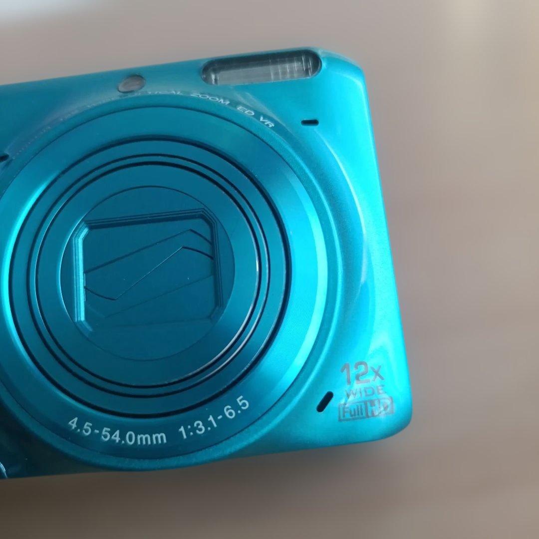 Nikon COOLPIX S6500 青　コンパクトデジタルカメラ
