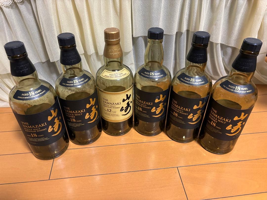 空瓶 山崎18年 10本 山崎12年 2本 合計12本